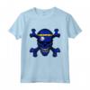 Nauru Flag Skull - Nauru Regali Love Nauruan Roots Maglietta - Ideale per Mostrare Orgoglio e Cultura Nauru