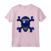 Nauru Flag Skull - Nauru Regali Love Nauruan Roots Maglietta - Ideale per Mostrare Orgoglio e Cultura Nauru