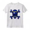Nauru Flag Skull - Nauru Regali Love Nauruan Roots Maglietta - Ideale per Mostrare Orgoglio e Cultura Nauru
