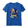 Dabbing Dog Nauru Tifosi di Calcio Jersey - Maglietta Orgoglio Calcio Nauruano - Vestito Divertente per Amanti del Calcio
