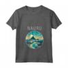 Nauru Scenario Art Deco Maglietta con Collo a V - Design Unico per Viaggiatori e Turisti - Acquista Online