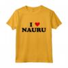 Country Heart Pride - Funny I Love Nauru Maglietta - Perfect for Holidays and Events - Unique Nauru Apparel