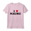 Country Heart Pride - Funny I Love Nauru Maglietta - Perfect for Holidays and Events - Unique Nauru Apparel