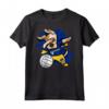 Divertente Dabbing Dog Nauru Volley Lover Jersey Maglietta - Design Pallavolo Nauru - Ideale per Appassionati di Pallavolo a Nauru
