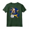 Divertente Dabbing Dog Nauru Volley Lover Jersey Maglietta - Design Pallavolo Nauru - Ideale per Appassionati di Pallavolo a Nauru