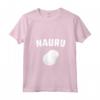 Donna Isolato - Maglietta Nauru con Collo a V - Ideale per Abitanti di Yaren, Baiti, Anabar, Uaboe, Ijuw
