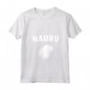 Donna Isolato - Maglietta Nauru con Collo a V - Ideale per Abitanti di Yaren, Baiti, Anabar, Uaboe, Ijuw