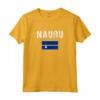 Nauru Bandiera Nauruan Nauru Maglietta - Lightweight Classic Shirt with Double-Stitched Sleeves - Ideal Nauru Souvenir