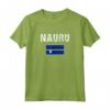Nauru Bandiera Nauruan Nauru Maglietta - Lightweight Classic Shirt with Double-Stitched Sleeves - Ideal Nauru Souvenir