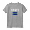 Nauru Bandiera Nauruan Nauru Maglietta - Lightweight Classic Shirt with Double-Stitched Sleeves - Ideal Nauru Souvenir