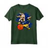 Divertente Dabbing Dog Nauru Basket Fan Jersey Nauruan Flag - Maglietta per gli Appassionati di Basket a Nauru - Design Unico per Orgogliosi Sostenitori