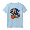 Divertente Dabbing Dog Nauru Basket Fan Jersey Nauruan Flag - Maglietta per gli Appassionati di Basket a Nauru - Design Unico per Orgogliosi Sostenitori