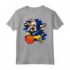 Divertente Dabbing Dog Nauru Basket Fan Jersey Nauruan Flag - Maglietta per gli Appassionati di Basket a Nauru - Design Unico per Orgogliosi Sostenitori