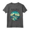 Nauru Scenario Art Deco Maglietta - Design Unico Ispirato a Nauru - Perfetta per Viaggiatori e Turisti