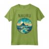 Nauru Scenario Art Deco Maglietta - Design Unico Ispirato a Nauru - Perfetta per Viaggiatori e Turisti