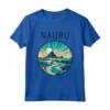Nauru Scenario Art Deco Maglietta - Design Unico Ispirato a Nauru - Perfetta per Viaggiatori e Turisti