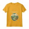 Nauru Scenario Art Deco Maglietta con Collo a V - Souvenir unico per viaggiatori e turisti