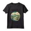 Nauru Scenario Art Deco Maglietta - Esplora la Bellezza di Nauru con Stile - Acquista T-shirt unica online