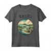 Nauru Scenario Art Deco Maglietta - Esplora la Bellezza di Nauru con Stile - Acquista T-shirt unica online