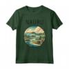 Nauru Scenario Art Deco Maglietta - Esplora la Bellezza di Nauru con Stile - Acquista T-shirt unica online