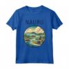 Nauru Scenario Art Deco Maglietta - Esplora la Bellezza di Nauru con Stile - Acquista T-shirt unica online