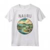 Nauru Scenario Art Deco Maglietta - Esplora la Bellezza di Nauru con Stile - Acquista T-shirt unica online