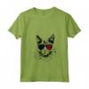 Donna Nebelung Cat 4th luglio America USA Bandiera Maglietta con Collo a V - Regalo per Proprietari di Gatti - Design Bandiera USA