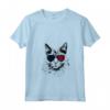 Donna Nebelung Cat 4th luglio America USA Bandiera Maglietta con Collo a V - Regalo per Proprietari di Gatti - Design Bandiera USA