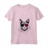 Donna Nebelung Cat 4th luglio America USA Bandiera Maglietta con Collo a V - Regalo per Proprietari di Gatti - Design Bandiera USA