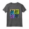 Nebelung Cat Pop Art Design - Maglietta Colorata per Amanti dei Gatti - Regalo Perfetto per Natale o Compleanni