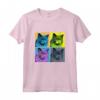 Nebelung Cat Pop Art Design - Maglietta Colorata per Amanti dei Gatti - Regalo Perfetto per Natale o Compleanni