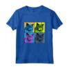 Nebelung Cat Pop Art Design - Maglietta Colorata per Amanti dei Gatti - Regalo Perfetto per Natale o Compleanni