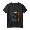 Nebelung Cat Ritratto Vintage Style Mamma Papà Maglietta con Collo a V - Regalo per Amanti dei Gatti - Ideale per Natale, Ringraziamento o Compleanni