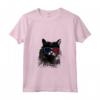 Donna Nebelung Cat 4th luglio America USA Bandiera Maglietta con Collo a V - Regalo per Proprietari di Gatti - Ideale per 4 luglio e Compleanni