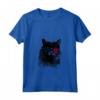 Donna Nebelung Cat 4th luglio America USA Bandiera Maglietta con Collo a V - Regalo per Proprietari di Gatti - Ideale per 4 luglio e Compleanni