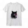 Donna Nebelung Cat 4th luglio America USA Bandiera Maglietta con Collo a V - Regalo per Proprietari di Gatti - Ideale per 4 luglio e Compleanni
