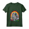 Donna Nebelung Gatto Uova di Pasqua Bunny Maglietta con Collo a V - Cute Longhair Russian Blue Cat Happy Easter - Ideale per Amanti dei Gatti e la Celebrare la Pasqua