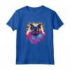 Color Explosion Nebelung Cat Lover Maglietta - Regalo Unico per Amanti dei Gatti - Ideale per Donne e Uomini