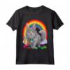 Nebelung Gatto Uova di Pasqua Bunny Maglietta - Happy Easter Day - Perfect Easter Tee per Amanti dei Gatti
