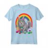 Nebelung Gatto Uova di Pasqua Bunny Maglietta - Happy Easter Day - Perfect Easter Tee per Amanti dei Gatti