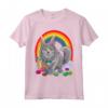 Nebelung Gatto Uova di Pasqua Bunny Maglietta - Happy Easter Day - Perfect Easter Tee per Amanti dei Gatti