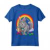 Nebelung Gatto Uova di Pasqua Bunny Maglietta - Happy Easter Day - Perfect Easter Tee per Amanti dei Gatti