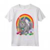Nebelung Gatto Uova di Pasqua Bunny Maglietta - Happy Easter Day - Perfect Easter Tee per Amanti dei Gatti