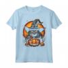 Nebelung Cat Halloween Graphic Tees - Divertente Maglietta Grafica Personalizzata per Uomo, Donna e Bambini - Ideale per Halloween tutto l'anno