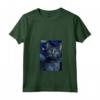 Donna Nebelung Cat Notte Stellata - Maglietta con Collo a V per Amanti dei Gatti - Regalo Carino per Natale o Compleanni