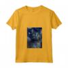 Donna Nebelung Cat Notte Stellata - Maglietta con Collo a V per Amanti dei Gatti - Regalo Carino per Natale o Compleanni