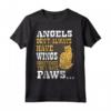 Maglietta Nebelung Angels Don't Have Wings They Have Paws - Ideale per gli Amanti dei Gatti Nebelung