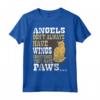 Maglietta Nebelung Angels Don't Have Wings They Have Paws - Ideale per gli Amanti dei Gatti Nebelung