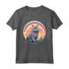 Nebelung - Simpatico Gatto Arcobaleno Kawaii Colorato Design Maglietta - Ideale Regalo per Amanti dei Gatti Nebelung