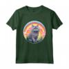 Nebelung - Simpatico Gatto Arcobaleno Kawaii Colorato Design Maglietta - Ideale Regalo per Amanti dei Gatti Nebelung